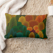 モダンカラフル秋 ランバークッション (ブランケット)
