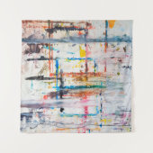 モダンカラフル背景.art,コンテンポラリー,モダン タペストリー (正面(横))