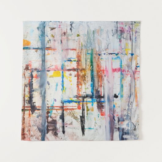 モダンカラフル背景.art,コンテンポラリー,モダン タペストリー (正面)