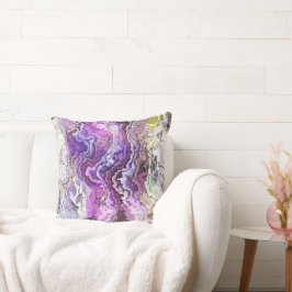 モダンカラフル赤紫色 クッション