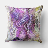 モダンカラフル赤紫色 クッション (正面)