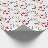 モダンカラフル足 ラッピングペーパー (角)