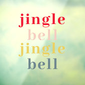 モダンカラフル鈴 ウィンドウサイン (シート3)