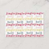 モダンカラフル鈴 名刺 (正面)