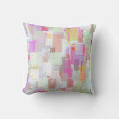 モダンカラフル&エレガント抽象芸術幾何学模様 クッション (正面)