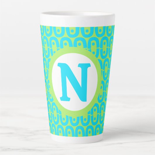 モダンカラフル カフェラテマグ (正面)