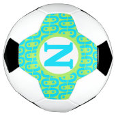 モダンカラフル サッカーボール (回転)