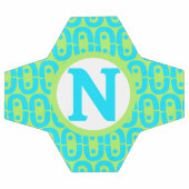 モダンカラフル サッカーボール (フラット)