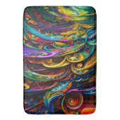 モダンカラフル バスマット (正面縦)