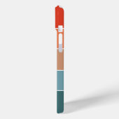 モダンカラフルEarth Colorblockパーソナライズされた名 Case-Mate iPhoneケース (裏面 / 左)