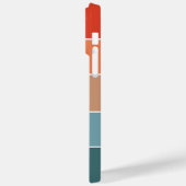 モダンカラフルEarth Colorblockパーソナライズされた名 Case-Mate iPhoneケース (裏面 / 左)