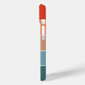 モダンカラフルEarth Colorblockパーソナライズされた名 Case-Mate iPhoneケース (裏面 / 左)