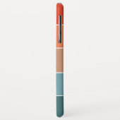 モダンカラフルEarth Colorblockパーソナライズされた名 Case-Mate iPhoneケース (裏面/左)