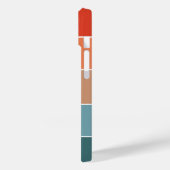 モダンカラフルEarth Colorblockパーソナライズされた名 Case-Mate iPhoneケース (裏面 / 左)