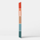 モダンカラフルEarth Colorblockパーソナライズされた名 Case-Mate iPhoneケース (裏面 / 右)