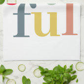 モダンカラフルJoyful Christmas Holiday Gift キッチンタオル (折り畳み)