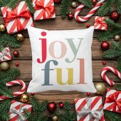 モダンカラフルJoyful Christmas Holiday Gift クッション