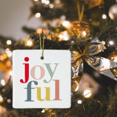 モダンカラフルJoyful Christmas Holiday Gift セラミックオーナメント