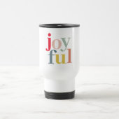 モダンカラフルJoyful Christmas Holiday Gift トラベルマグ (中央)
