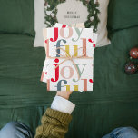 モダンカラフルJoyful Christmas Holiday Gift ラッピングペーパーシート<br><div class="desc">モダンカラフルJoyful Christmas Holiday Gift</div>