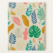 モダンカラフルJungle Leopardの名前 プランナー手帳 (裏面)