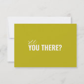 モダンカラフルQRコードお洒落結婚の 出欠カード (裏面)