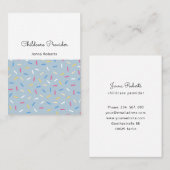 モダンカラーフルパターン 名刺 (正面/裏面)