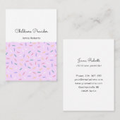 モダンカラーフルパターン 名刺 (正面/裏面)