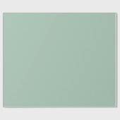 モダンカラー – グレーシッシュセージ包み紙転が ラッピングペーパー (フラット)