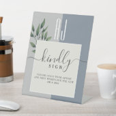 モダンカリグラフィーウェディング 台座サイン (インサイチュ)