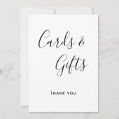 モダンカリグラフィーカード＆ギフト ウェディングサイン 招待状 (正面)