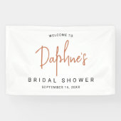 モダンカリグラフィーブライダルシャワー 横断幕 (横)