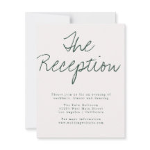 モダンカリグラフィー受付カード