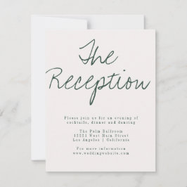 モダンカリグラフィー受付カード 招待状
