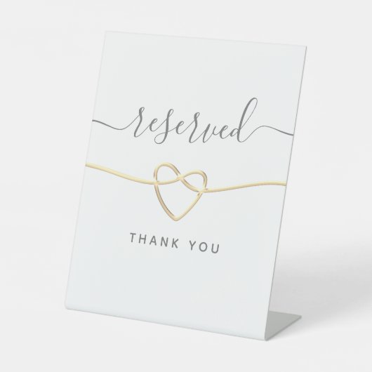 モダンカリグラフィー結婚式ペデスタル看板 台座サイン (正面)