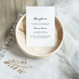 モダンカリグラフィー結婚式披露宴 エンクロージャーカード