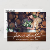 モダンカリグラフィー結婚式木のフォーエバーステキ ポストカード (正面/裏面)