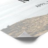 モダンカリグラフィー結婚式 フェード写真 ウェルカム ポスター (角)