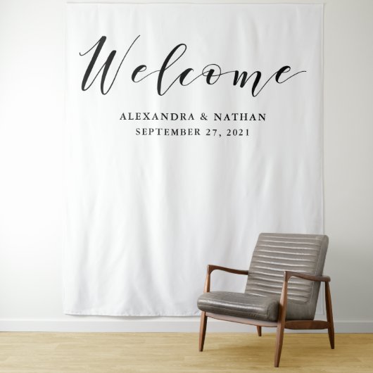 モダンカリグラフィー背景 | フォトブース小道具 タペストリー (インサイチュ)