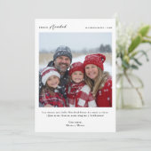 モダンカリグラフィー　フェリス・ナビダッド　クリスマスフォト シーズンカード (スタンド正面)