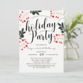 モダンカリグラフィー ホリデーパーティー 招待状 (スタンド正面)