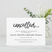 モダンカリグラフィー 中止イベントのお知らせ 招待状 (スタンド正面)