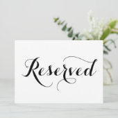モダンカリグラフィー | 結婚式 予約 サインカード (スタンド正面)
