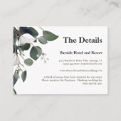 モダンカリ結婚の エンクロージャーカード (正面)