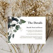 モダンカリ結婚の エンクロージャーカード