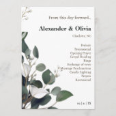 モダンカリ結婚の プログラム (正面)