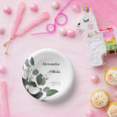 モダンカリ結婚の ペーパーボウル (パーティー)