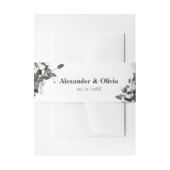 モダンカリ結婚の 招待状ベリーバンド (正面例)