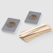 モダンカントリー風車グレー石造納屋ウェディング ハンドファン (組立なし)