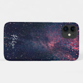 モダンガラキラキラ名前入りガーリー Case-Mate iPhoneケース (裏面(横))